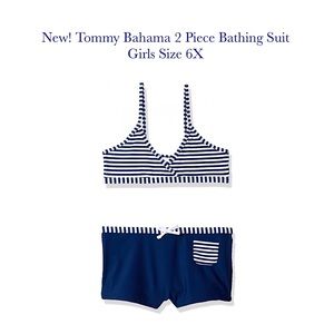 Tommy Bahama 2 Piece Bathing Suit. Size 6X. NWT